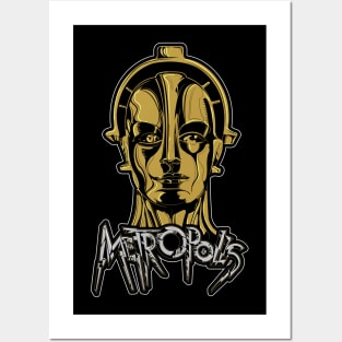 Metropolis, 1927, Fritz Lang, maria, robot Posters and Art